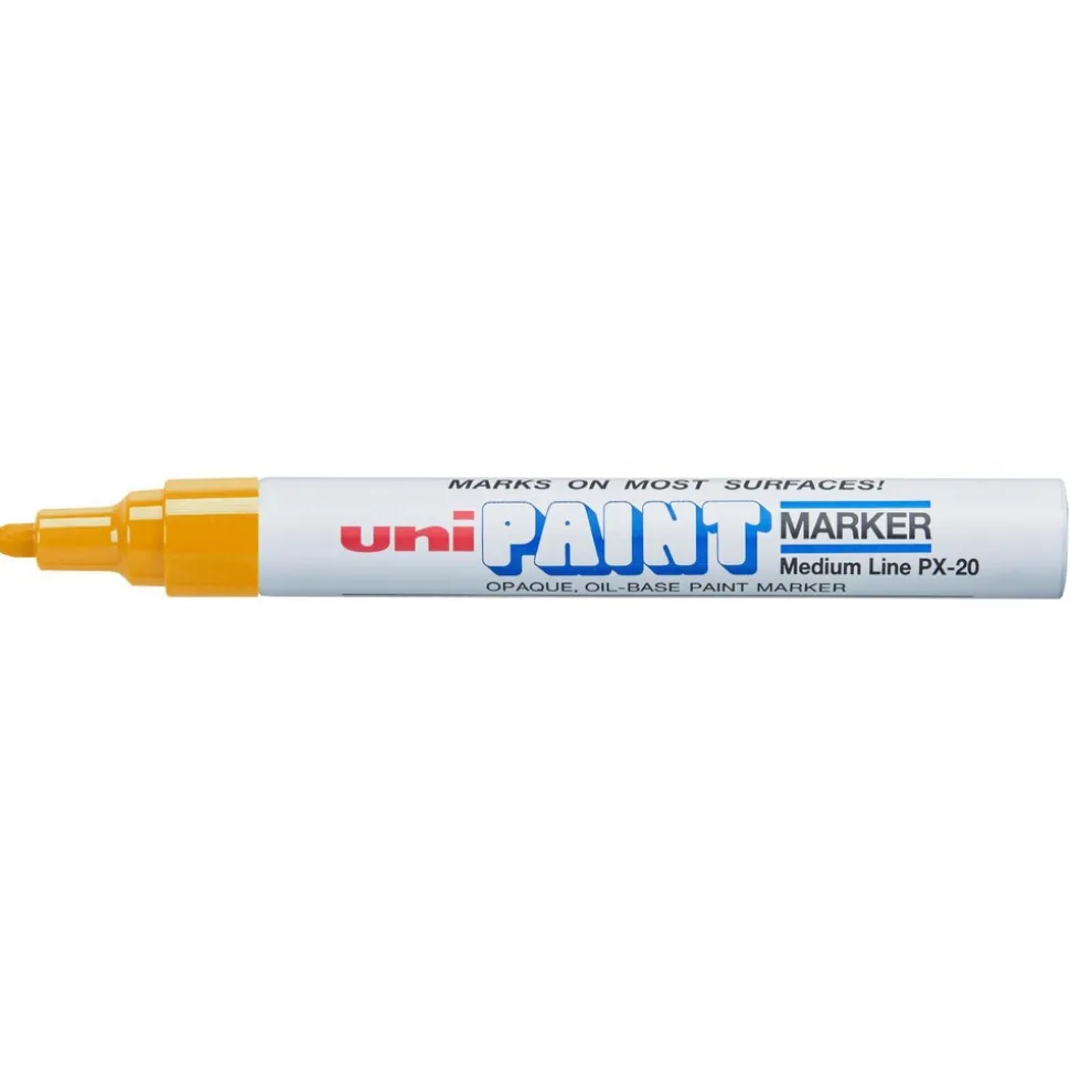 Paint Pen: Orange, Oil Base, Bullet Tip