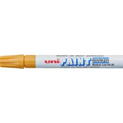 Paint Pen: Orange, Oil Base, Bullet Tip