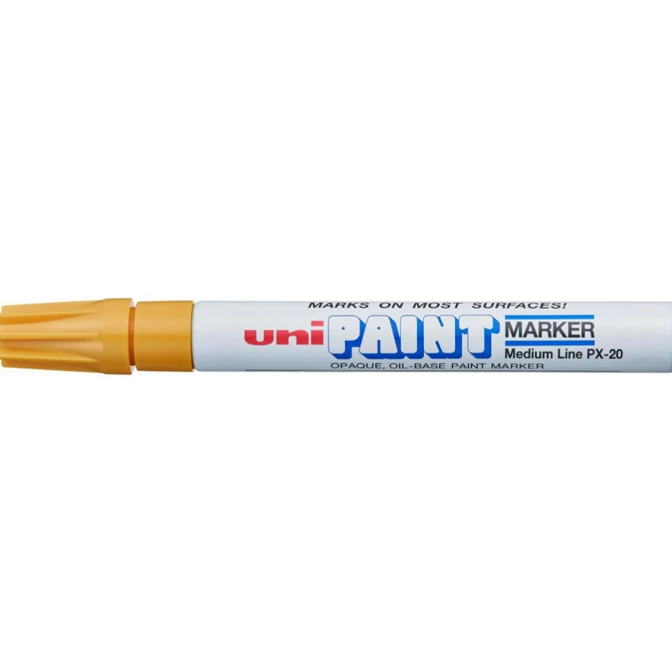 Paint Pen: Orange, Oil Base, Bullet Tip