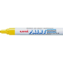 Paint Pen: Yellow, Oil Base, Bullet Tip