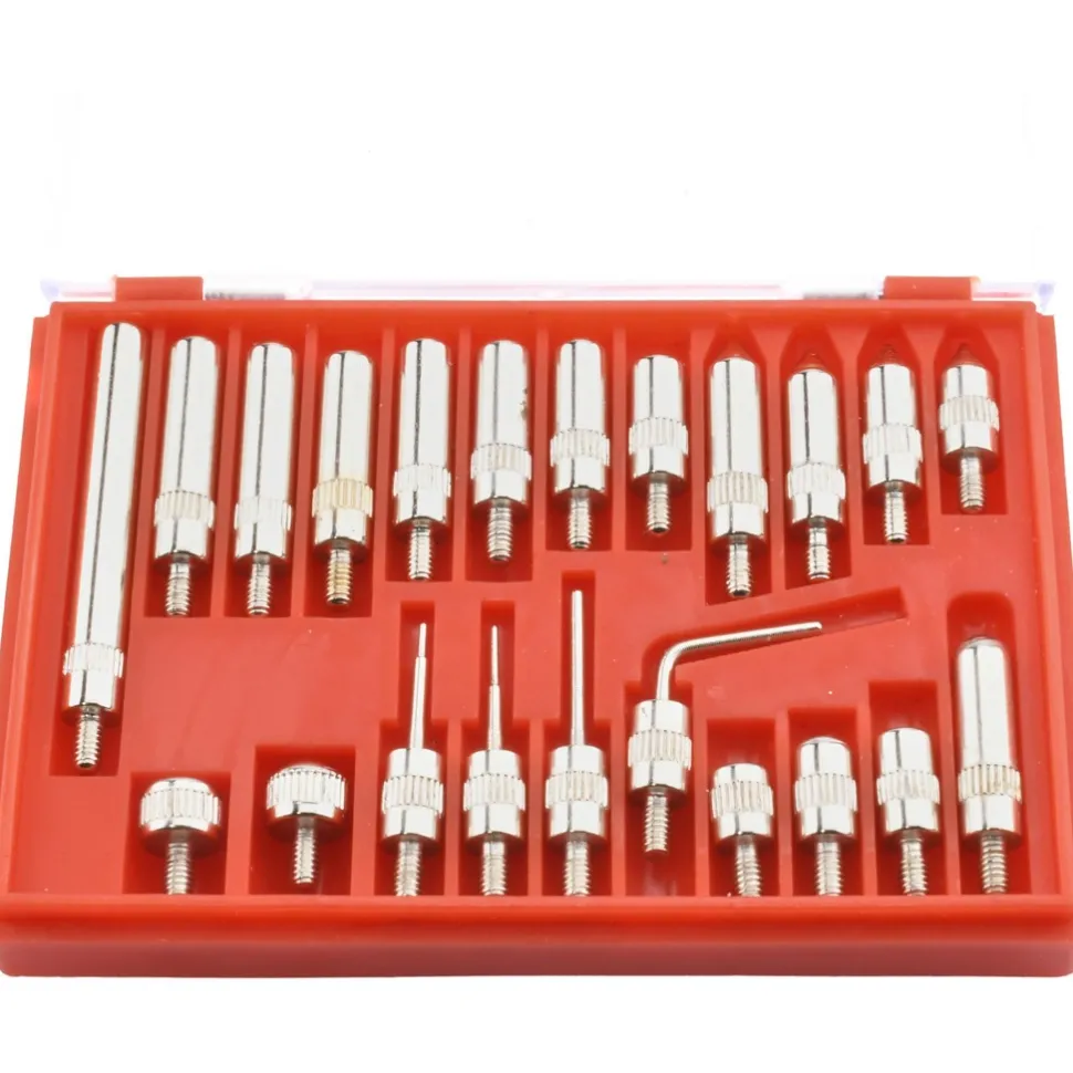 22 Pc Ball, Bent Stem, Conical & Flat Point Drop Indicator Point Kit