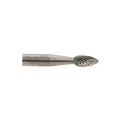 12 Pc Double Cut Burr Set with Cylinder, Cylinder w/Rad End, Ball, Cone, Flame, Inverted Cone, Oval, Pointed Cone, Pointed Tree, Tree w/Rad End