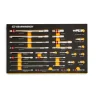 29 Pc, 1/4", 3/8" & 1/2" Drive, Master Chrome Drive, Tool Accessories Set with Foam Storage Tray