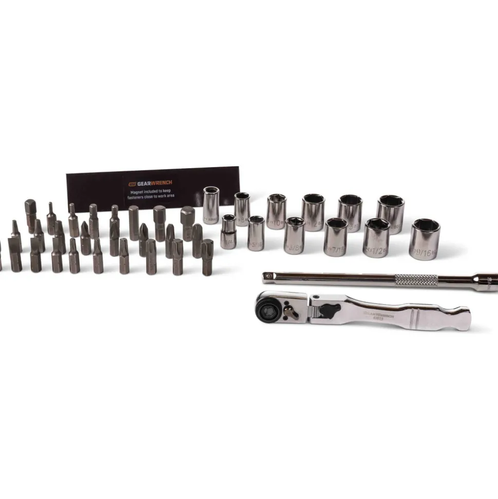 41 Pc, 1/4" Drive, 72-Tooth, 6-Point, MicroDriver Set