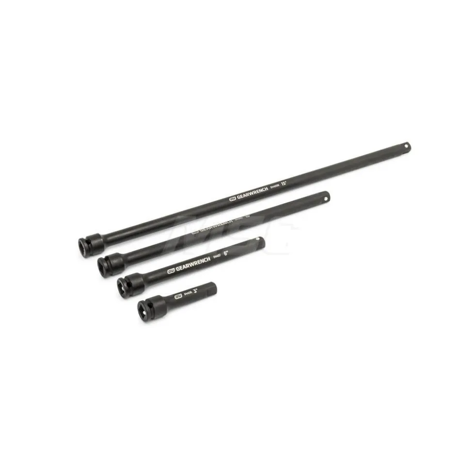 17 Pc, 1/4", 3/8" & 1/2" Impact Drive Tool Accessories Set with Foam Storage Tray