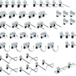 46 Pc Pegboard Hook Set, Steel