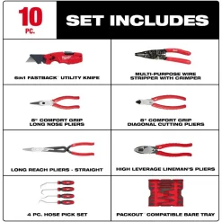 10 Pc. Pliers & Pick Set with Tray for PACKOUT™ Drawers