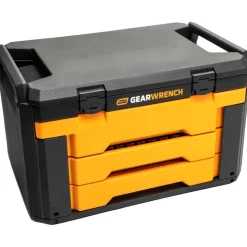 243 Pc, 6-Point, Mechanics Tool Set in 3 Drawer Storage Box