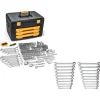 243 Pc. 12 Point Mechanics Tool Set in 3 Drawer Storage Box - 80972
