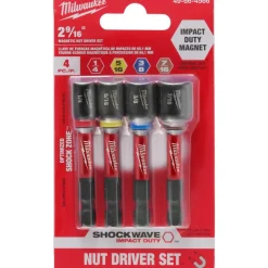 2 Pc. SHOCKWAVE™ Impact Duty QUIK-CLEAR™ 2-in-1 Magnetic Nut Driver Set