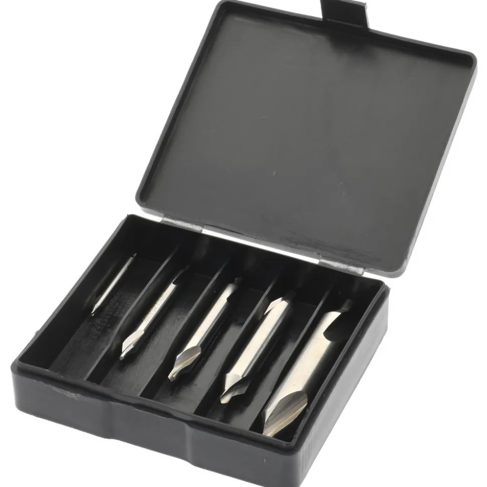 5 Pc #1 to #5 High Speed Steel Combo Drill & Countersink Set