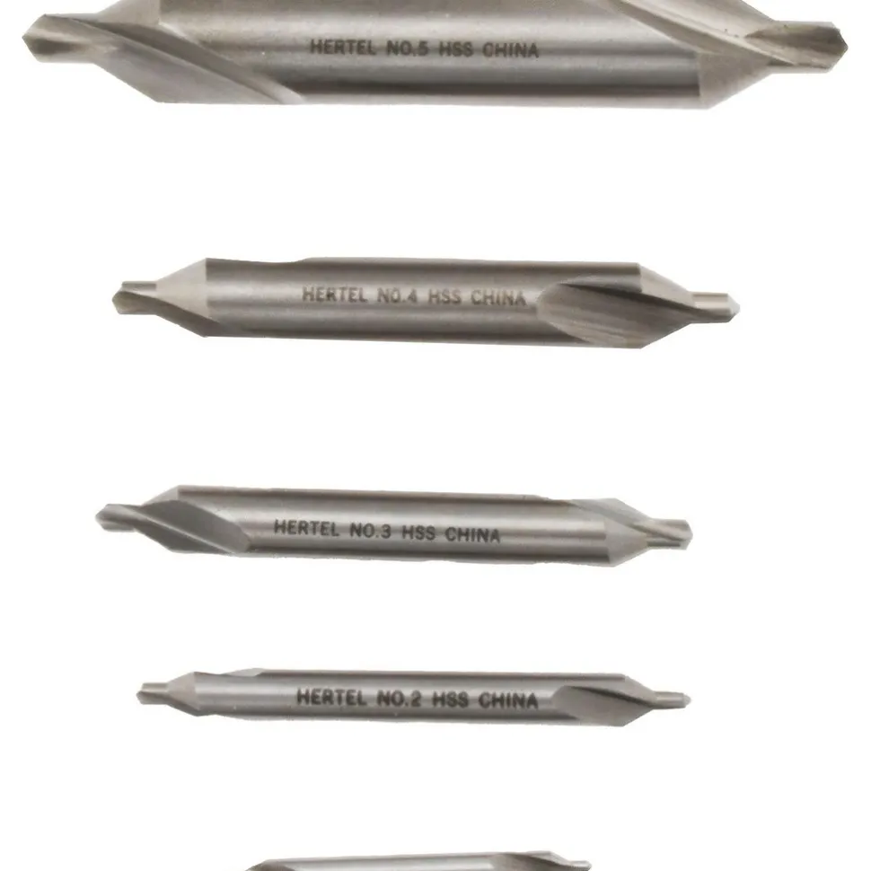 5 Pc #1 to #5 High Speed Steel Combo Drill & Countersink Set