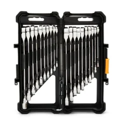20 Pc 72-Tooth SAE & Metric Ratcheting Combination Wrench Set