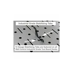 Pegboard Hook Sets: Set Type: Hooks; For Use With: Any Wall Control Broad & Industrial Pegboard
