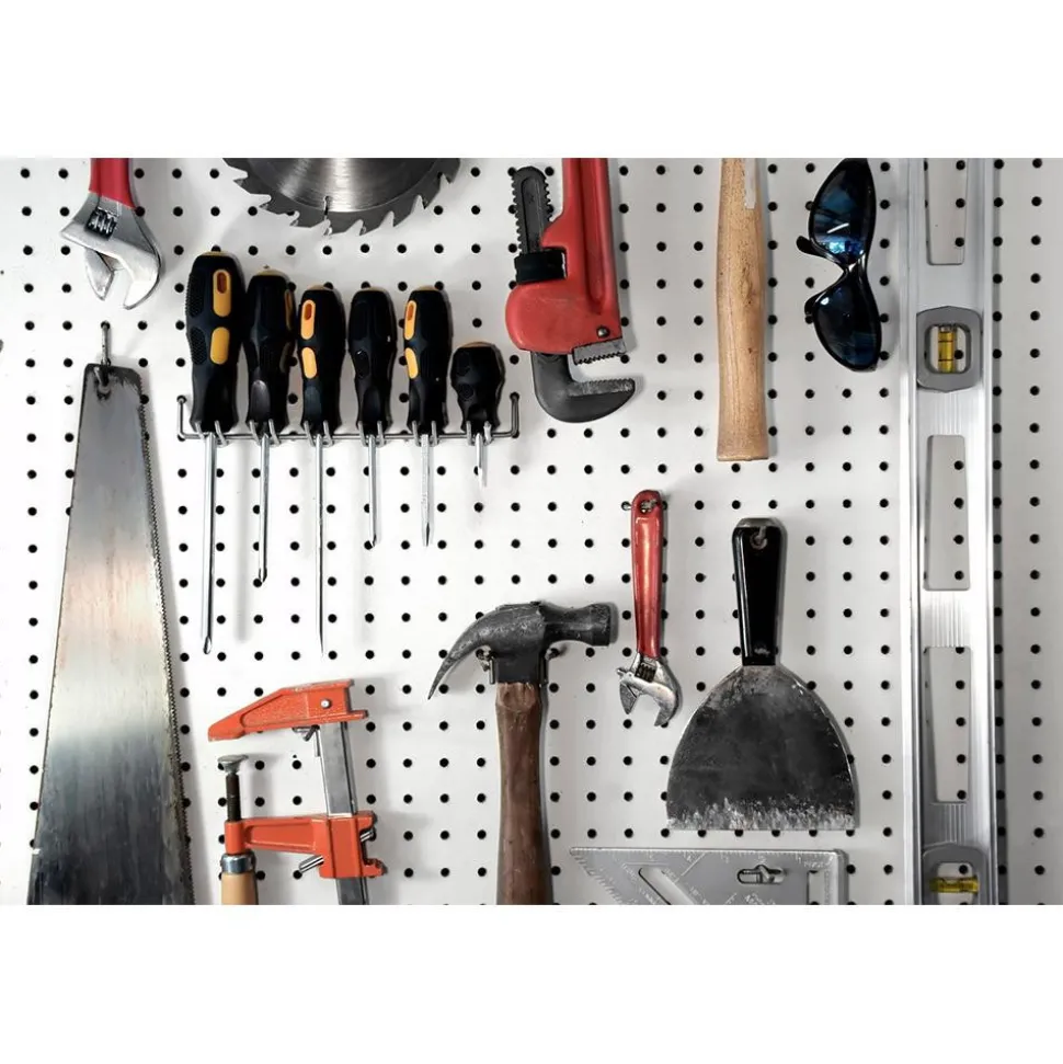 Pegboard Hooks: Hook Type: Single Hook; Mount Type: Pegboard; Material: Metal