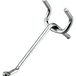 Pegboard Hooks: Hook Type: Single Hook; Mount Type: Pegboard; Material: Metal