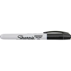 Permanent Marker: Black, AP Non-Toxic, Fine Tip