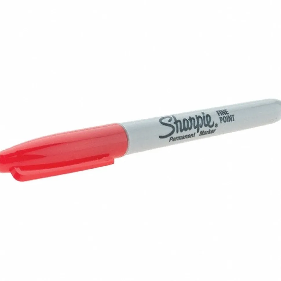 Permanent Marker: Red, AP Non-Toxic, Fine Tip