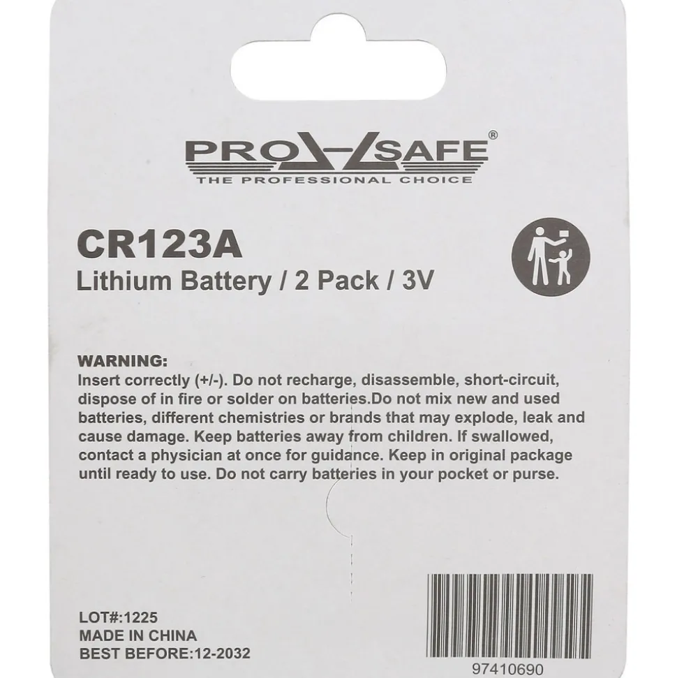 Photo Battery: Size CR123A, Lithium