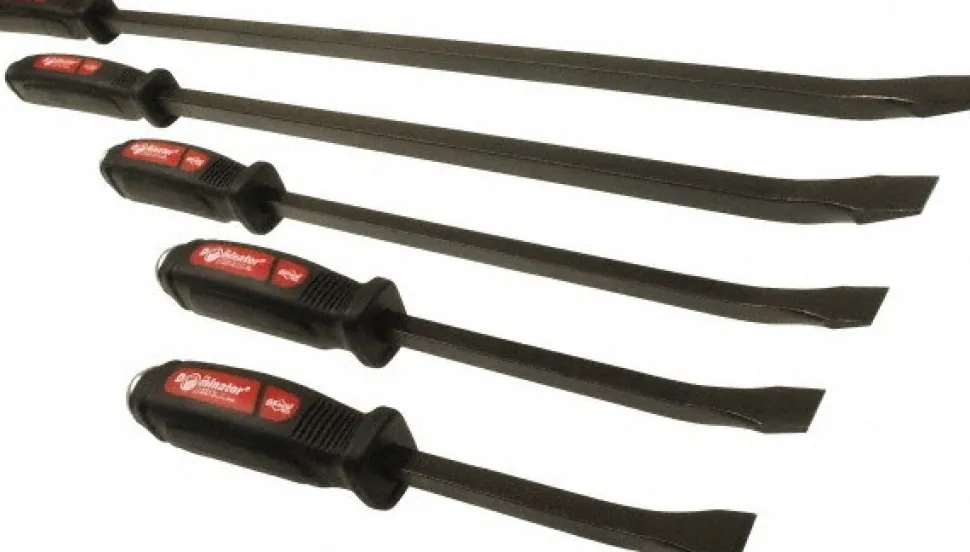 5 Piece Curved Tip Pry Bar Set