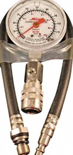 4 Piece Dial Engine Compression Test Kit