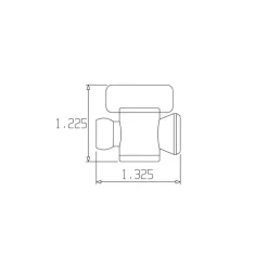 2 Piece, 1/4" ID Coolant Hose In-Line Valve
