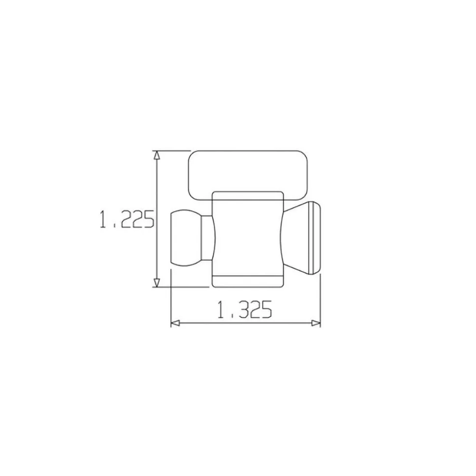 2 Piece, 1/4" ID Coolant Hose In-Line Valve