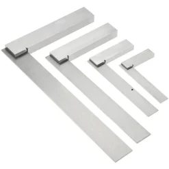 4 Piece, 3, 4, 5-1/2, 7-1/2 Inch Base Length, 4, 6, 9, 12 Inch Blade Length, Square Set