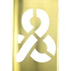 45 Piece, 6 Inch Character Size, Brass Stencil