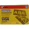 15 Piece, 3 Inch Character Size, Brass Stencil