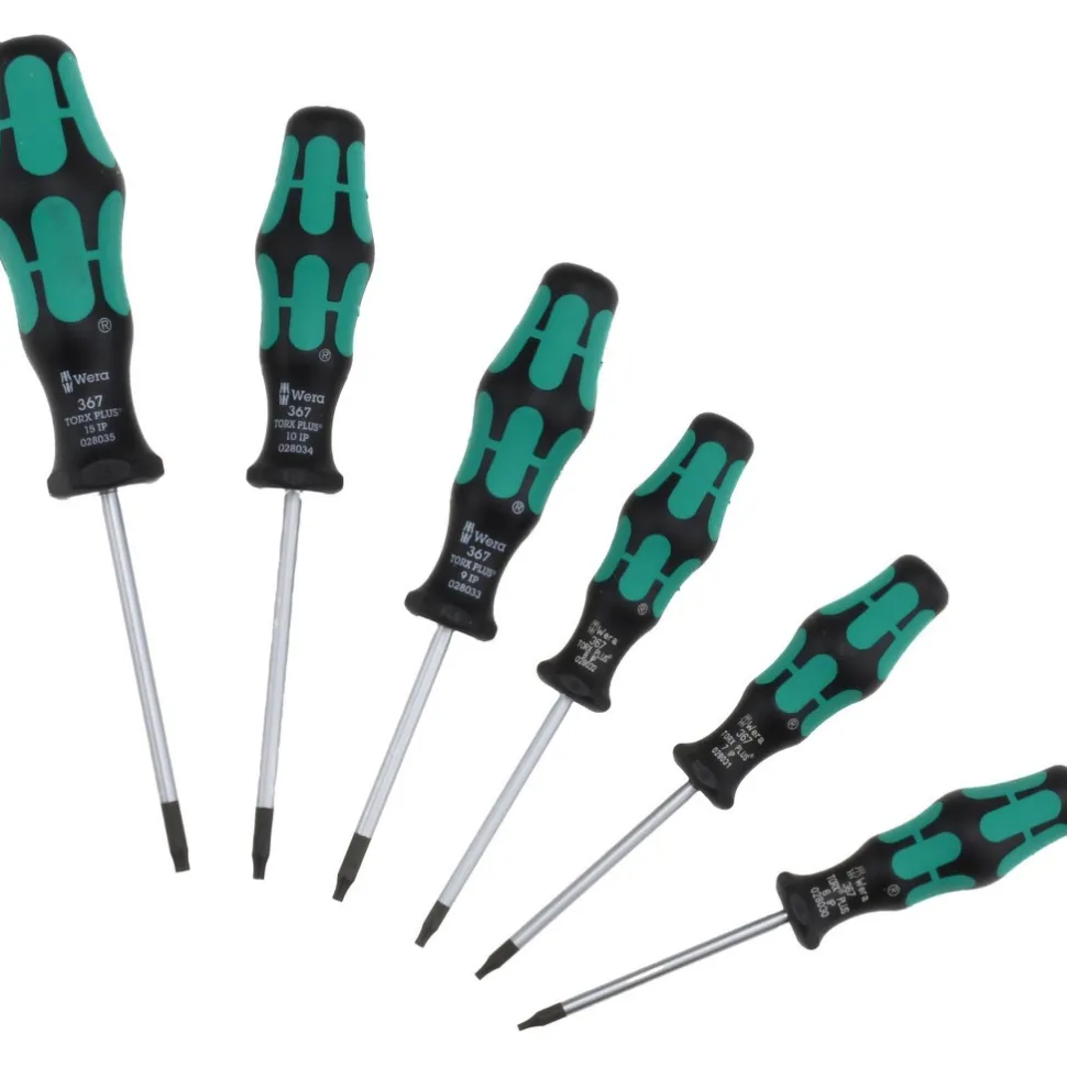 6 Piece IP6 to IP15 Ergonomic Handle Torx® Driver Set