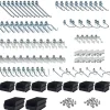 95 Piece Pegboard Hook Set, Zinc Alloy & Steel