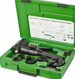 9 Piece, 2" Punch Hole Dia, Hydraulic Punch Driver Kit