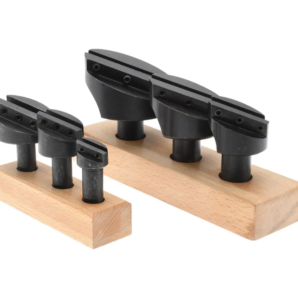 6 Piece, 1/2 & 3/4" Shank Dia, 3/4" to 2-1/2" Max Head Dia, Straight Shank, Fly Cutter Set