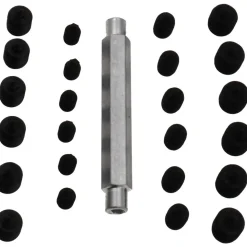 4 Piece 1/4-20, 5/16-18, 3/8-16, 7/16-14 Steel Transfer Screw Set