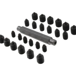 4 Piece 1/4-20, 5/16-18, 3/8-16, 7/16-14 Steel Transfer Screw Set