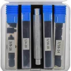 4 Piece 1/4-20, 5/16-18, 3/8-16, 7/16-14 Steel Transfer Screw Set