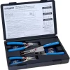 3 Piece, 1/8 to 4" Bore, 1/4 to 4" Shaft, Internal Retaining Ring Pliers Set