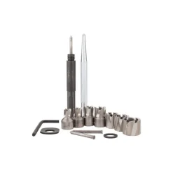 10 Piece, 5/16 to 3/4" Cutter Dia, 1/4" Cutting Depth, High Speed Steel Annular Cutter Set