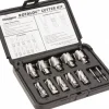 11 Piece, 1/2 to 1-1/16" Cutter Dia, 3/4" Cutting Depth, Cobalt Annular Cutter Set