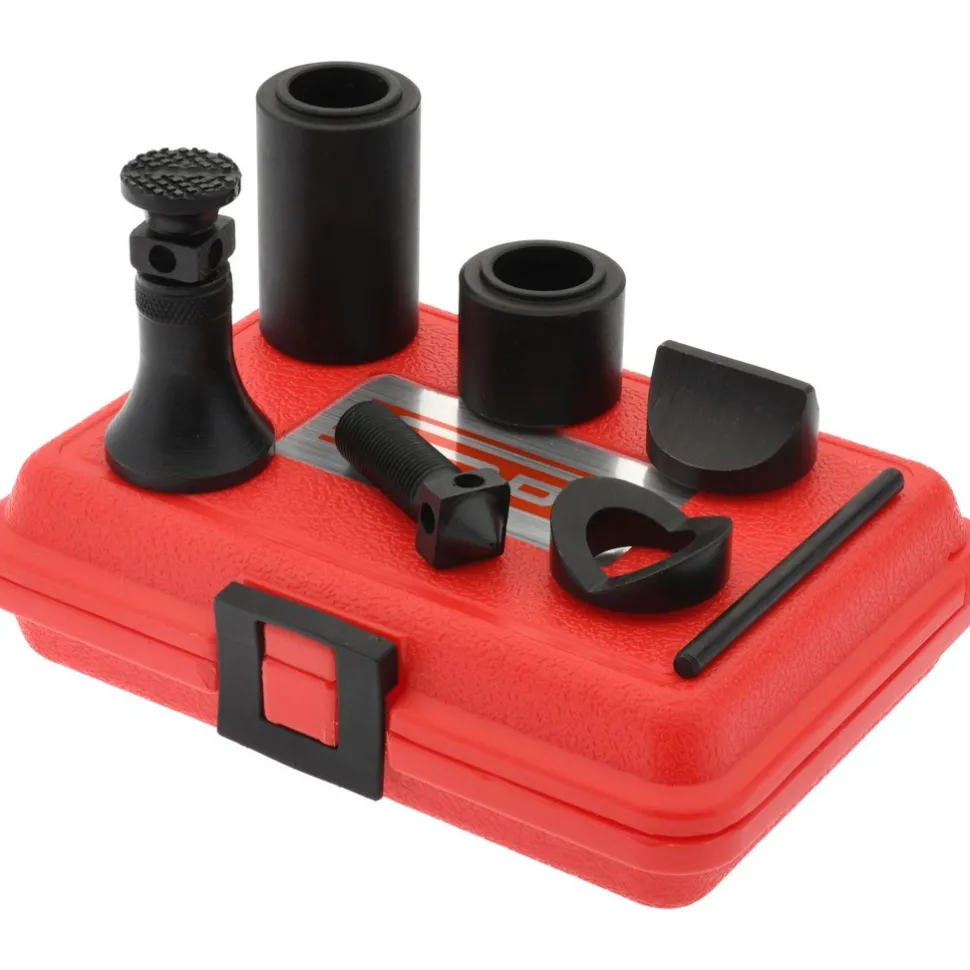 7 Piece, 2-1/4 to 3-3/8" High, 1,000 Lb Capacity Screw Jack Set