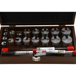 22 Piece, 1/8 to 3/8" Keyway Width, Style B & C Keyway Broach Set