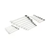 21 Piece 72-Tooth 12 Point SAE Standard & Stubby Combination Ratcheting Wrench Set with Foam Storage Tray