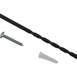 200 Piece, #8 to 10 Screw, Plastic & Steel Slotted/Phillips Drive Anchor Assortment