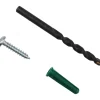 100 Piece, #14 to 16 Screw, Plastic & Steel Slotted/Phillips Drive Anchor Assortment