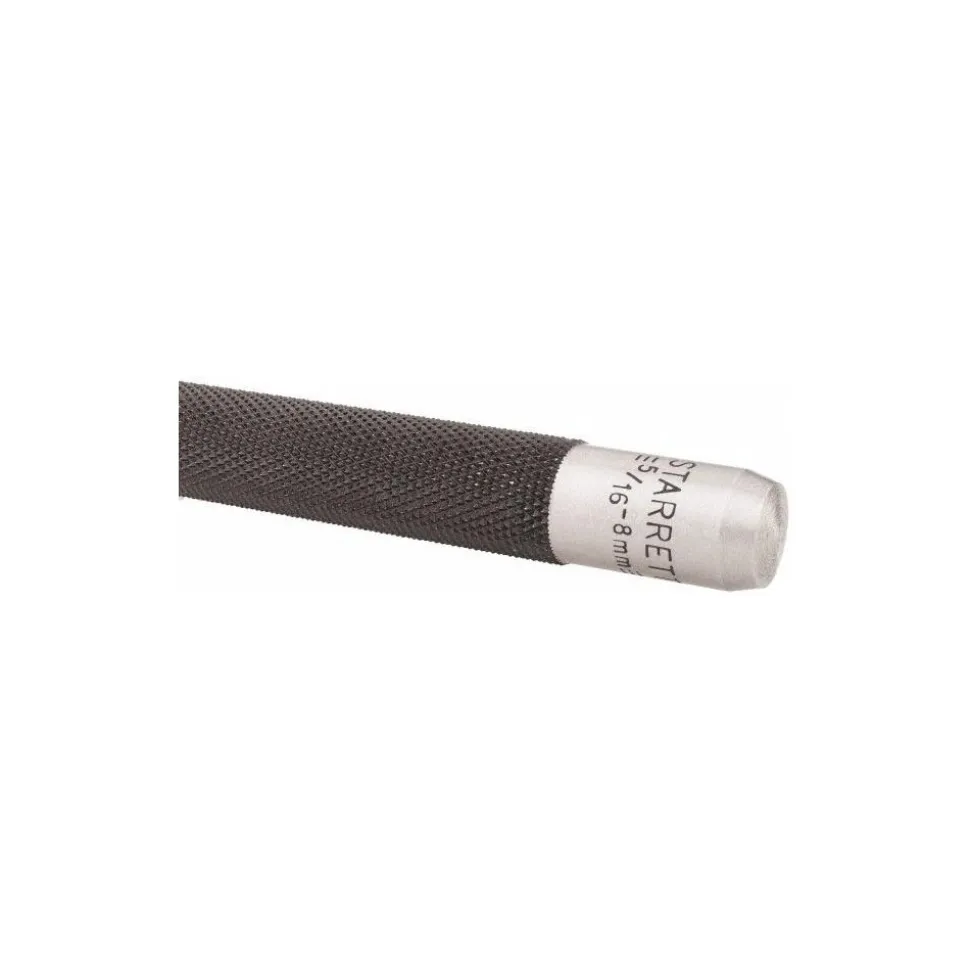 Pin Punch Set: 8 Pc, 0.0625 to 0.25"
