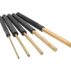Pin Punch Set: 5 Pc, 0.125 to 0.375