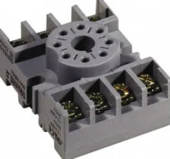 8 Pins, 300 VAC, 10 Amp (CSA) and 15 Amp (UL), Octal Relay Socket