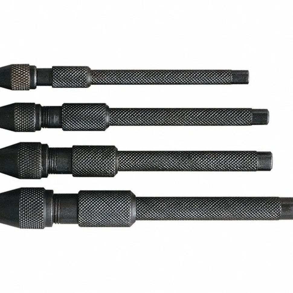 Pin Vise Sets: Tool Type: Pin Vise; Capacity (Decimal Inch): 0.1880; Number of Pieces: 4