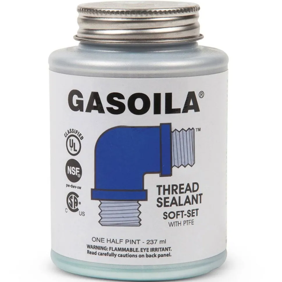 Pipe Thread Sealant: Blue & Green, 1/2 pt Can